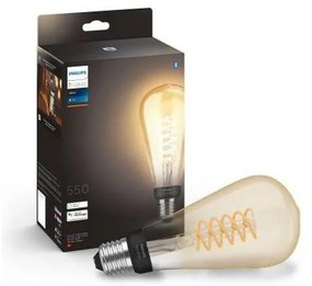 Lampadina LED dimmerabile Philips Hue WHITE FILAMENT ST72 E27/7W/230V 2100K