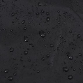 Copertura per stufa a piramide nera 58x58x228 cm 420d oxford