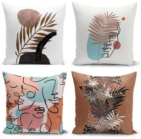 Set di 4 federe Cesso, 45 x 45 cm - Minimalist Cushion Covers