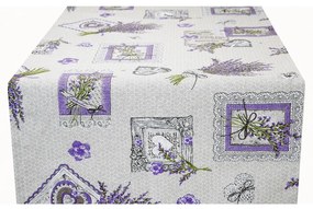 Runner Bouquet di lavanda 50x150 cm Made in Italy