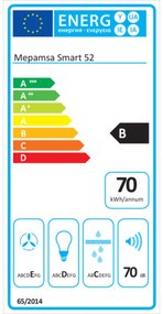 Cappa Classica Mepamsa 52 cm 300 m3/h 125W D Acciaio