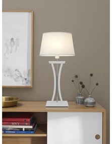 Cottex B2429V - Lampada da tavolo NEW CHELSEA 1xE14/40W/230V bianca