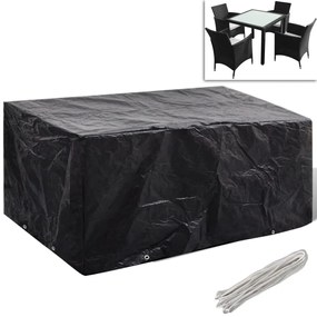 Copertura per mobili da giardino con 8 occhielli 180x140x90 cm