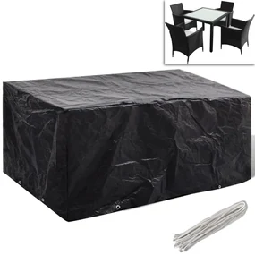 Copertura per mobili da giardino con 8 occhielli 180x140x90 cm