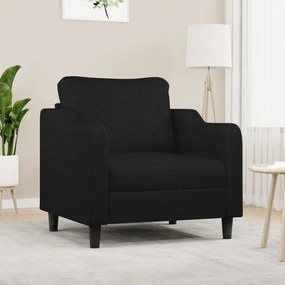 Poltrona Nera 60 Cm İn Tessuto /