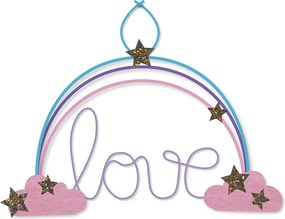 Atelier per bambini XXL - Multiattività 6 Decorazioni Arcobaleno Fai-Da-Te