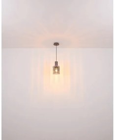 Globo 15904HS - Lampadario a sospensione con filo TULIVAR 1xE27/40W/230V diametro 18 cm grigio