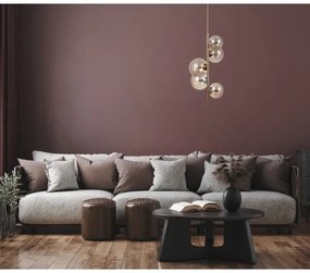 ITALUX PND-406007-V5-HBR - Lampadario CANELLO 5xG9/5W/230V ottone