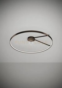 Anello lampada da soffitto bronzo spazzolato diam.109cm 2700k 3832...