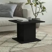 Tavolino da Salotto Nero 55,5x55,5x40 cm in Truciolato cod mxl 16586