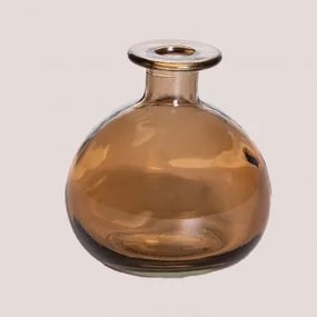 Vaso in vetro riciclato Endon Grigio Talpa Chiaro - Sklum