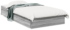 Giroletto cassetti grigio sonoma 100x200 cm legno multistrato