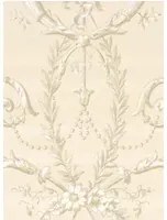 Little Greene Carta da parati Versailles - Dark Pearl