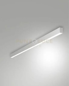 Millet plafoniera alluminio a led 3000k 3380lm 23w opale dimmerabil...