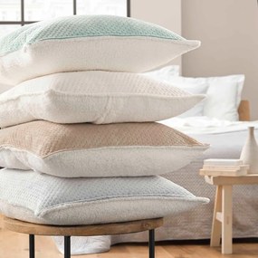 Set con copriletto e federa verde in sherpa con rivestimento trapuntato 240x220 cm Mylene – douceur d'intérieur