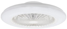 Aigostar Ventilatore LED dimmerabile 40W 230V 2700-6500K 50cm + DO bianco
