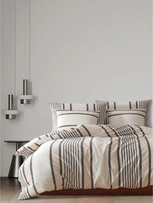 Biancheria da letto beige per letto matrimoniale 200x200 cm Astana – Mijolnir