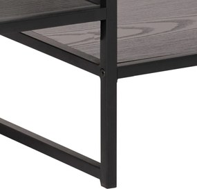 Tavolo TV nero in frassino 120x46 cm Seaford - Actona