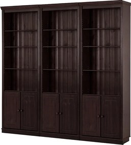 Libreria in legno di pino marrone 222x223 cm Anita - Støraa