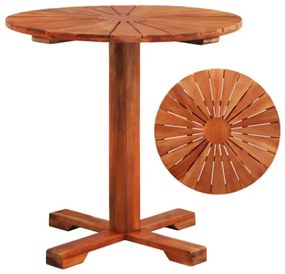 Tavolo da Bistrot 70x70 cm in Legno Massello di Acacia