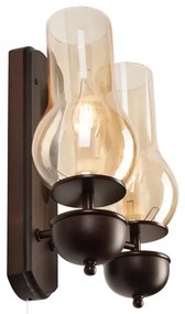 Brilagi - LED Applique COTTAGE 2xE14/40W/230V faggio/marrone