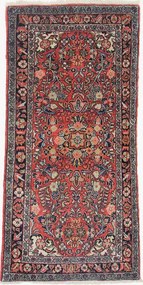 Sarouk Tappeto 140x70 Rosso (Iran) Annodato A Mano