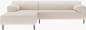 Divano angolare grigio argento/nero freistil180
