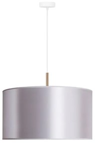 Duolla - Lampadario a sospensione con filo CANNES 1xE27/15W/230V diametro 45 cm argento/rame