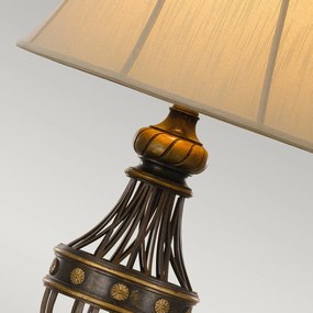 Lampada Da Scrivania Contemporanea Augustine Acciaio Marrone Antico 1 Luce E27