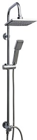 Set Per Doccia A Pioggia Mauritius Cromato /