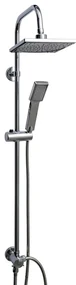 Set Per Doccia A Pioggia Mauritius Cromato /