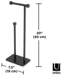 Porta carta igienica in acciaio Cappa - Umbra