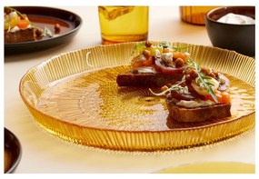 Piatto da portata in vetro arancione ø 30 cm Kusintha - Bitz