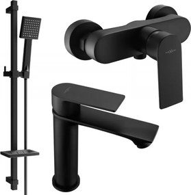 Mexen Royo DQ45 set doccia, nero - 72204DQ45-70