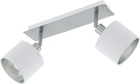 Eglo 97533 - Faretto VALBIANO 2xE14/10W/230V