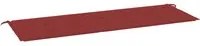 Cuscino per Panca da Giardino Rosso Vino 150x50x3 cm in Tessuto cod mxl 68129