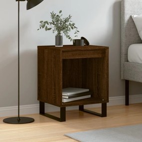 Comodino Rovere Marrone 40x35x50 Cm İn Legno Multistrato /
