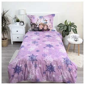Biancheria da letto per bambini in cotone per letto singolo 140x200 cm Frozen - Jerry Fabrics