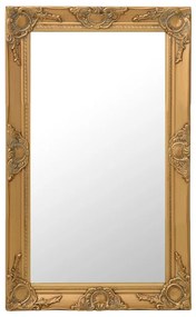Specchio Da Parete Stile Barocco 50x80 Cm Oro /