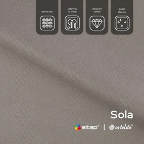 Divano beige allungabile/con contenitore con penisola a destra e rivestimento in velluto 223 cm Fabillo – ELTAP