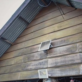 LED Proiettore solare da esterno LED/12W/3,2V IP65 4000K + +TC