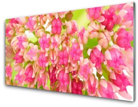 Quadro acrilico fiore di loto 100x50 cm