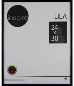 Cornice INSPIRE Lila nero lucido per foto da 24x30 cm