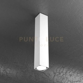 Plate plafoniera tubo h.50 1 luce bianco 1129-pl50-bi