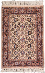 Sarouk Tappeto 60 x 90 Beige (Indian) Annodato A Mano