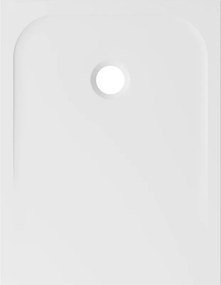 Piatto doccia SENSEA in composito minerale di resina gelificata EASY V3 bianco L 70 x L 90 x H 2.7 cm opaco
