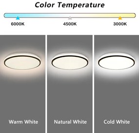 Brilagi - Luce LED dimmerabile SMART LED/28W/230V diametro 35 cm Wi-Fi Tuya + +TC