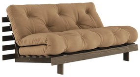 Divano letto marrone chiaro 160 cm Roots - Karup Design
