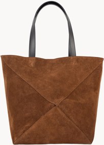 Borsa a mano in camoscio fatta a mano Cruza