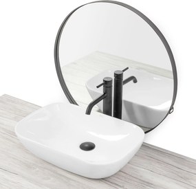 Lavabo da appoggio Rea Claudia 9447 White